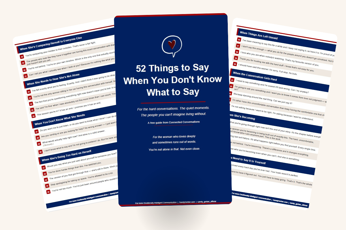 52 Things To Say When You Don't Know What To Say